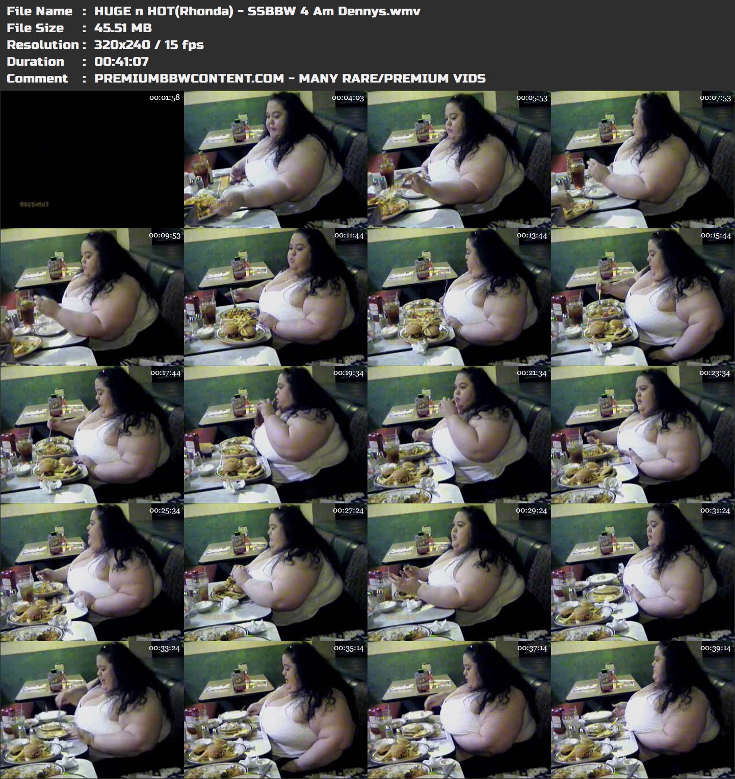 HUGE n HOT(Rhonda) - SSBBW 4 Am Dennys thumbnails