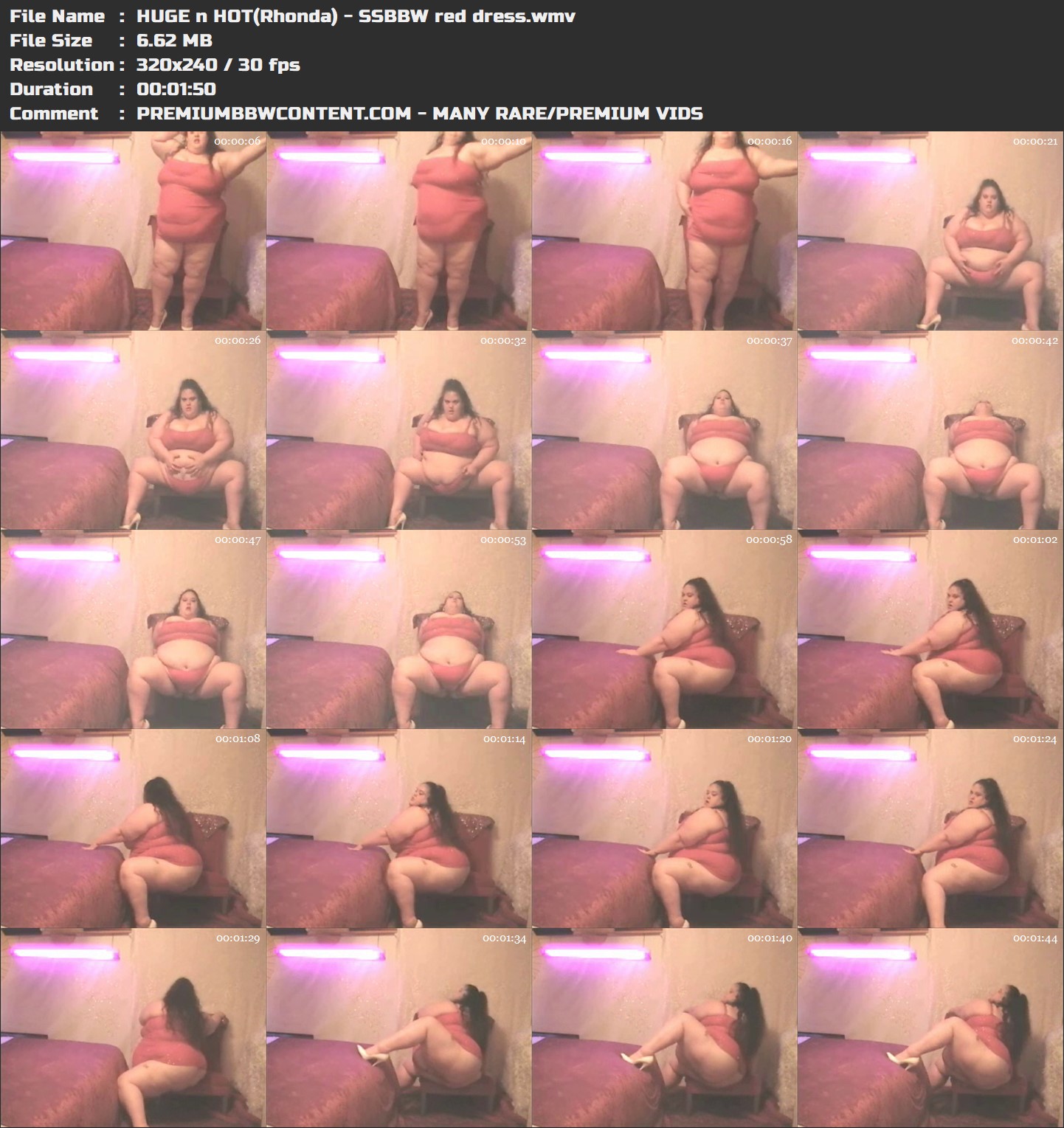 HUGE n HOT(Rhonda) - SSBBW red dress thumbnails