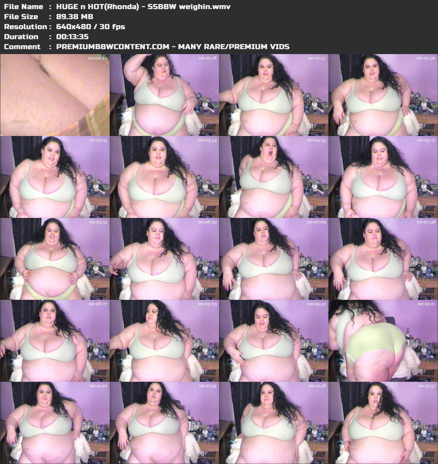 HUGE n HOT(Rhonda) - SSBBW weighin thumbnails