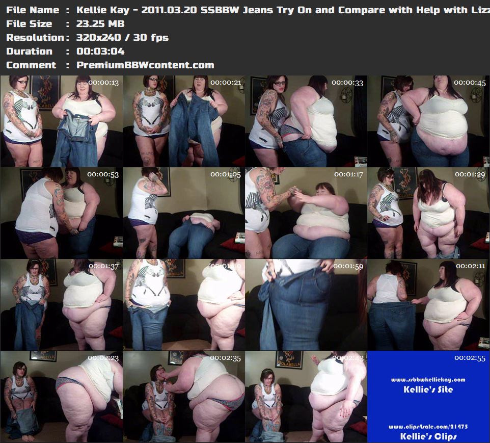 Kellie Kay - 2011.03.20 SSBBW Jeans Try On and Compare with Help with thumbnails