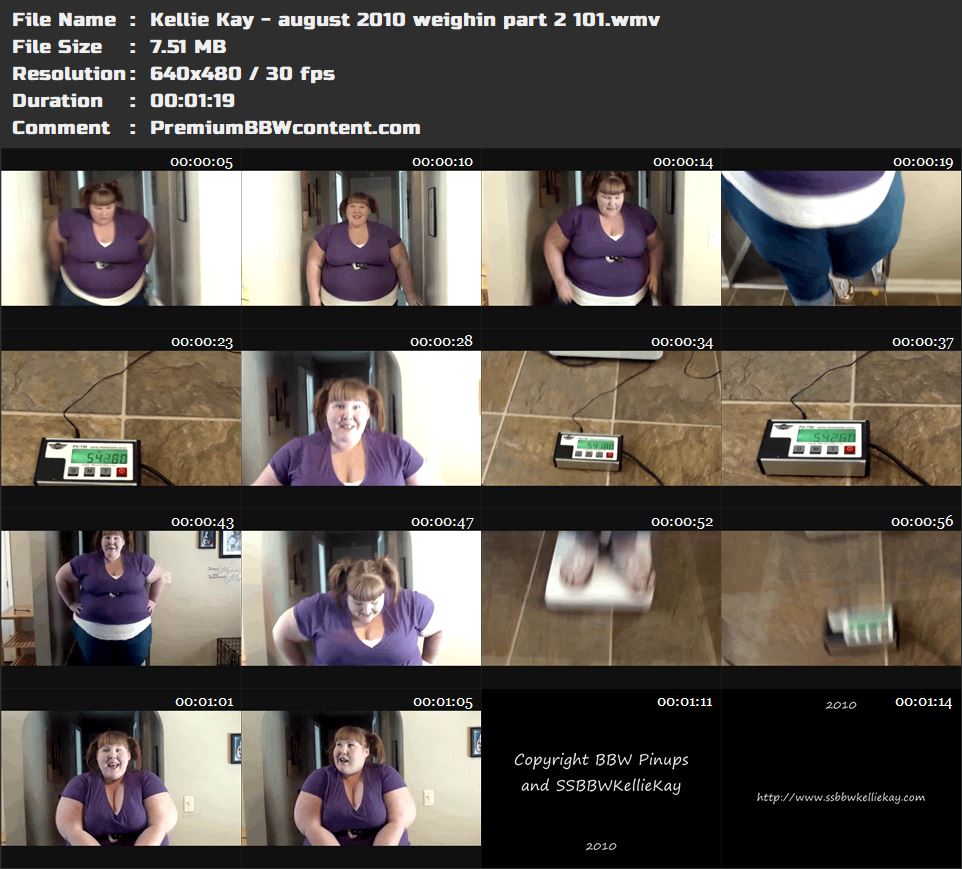 Kellie Kay - august 2010 weighin part 2 101 thumbnails