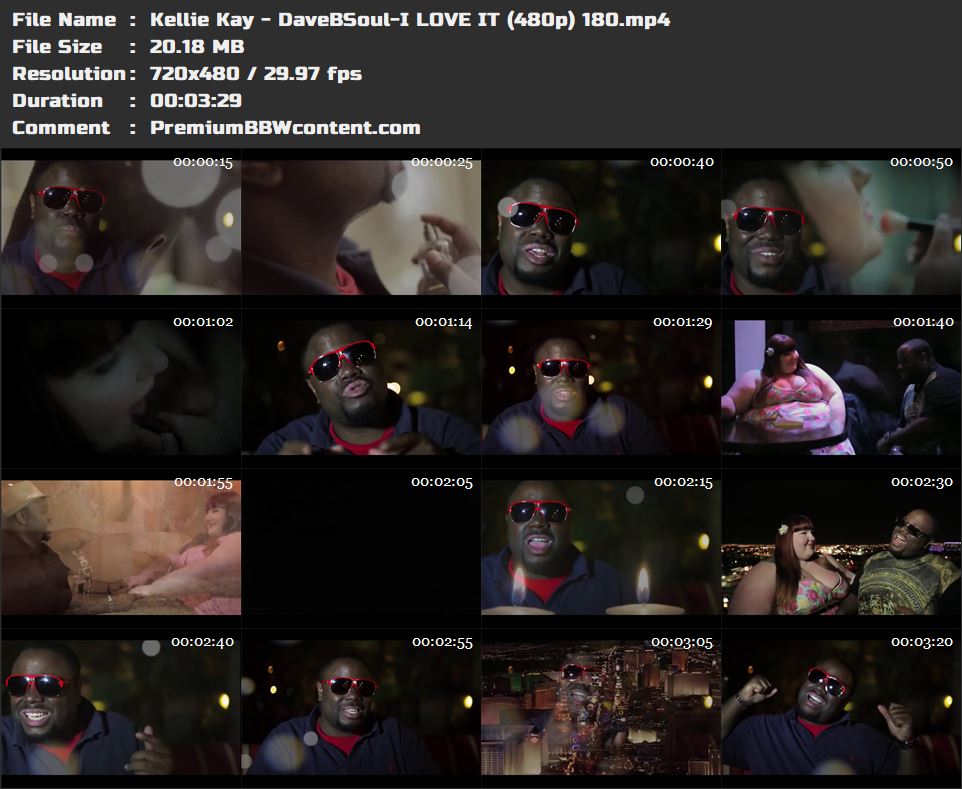 Kellie Kay - DaveBSoul-I LOVE IT (480p) 180 thumbnails