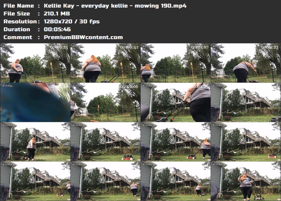 Kellie Kay - everyday kellie - mowing 190 thumbnails