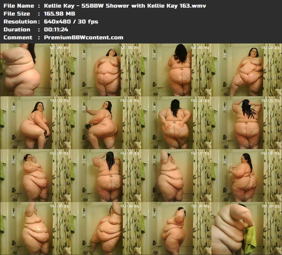 Kellie Kay - SSBBW Shower with Kellie Kay 163 thumbnails