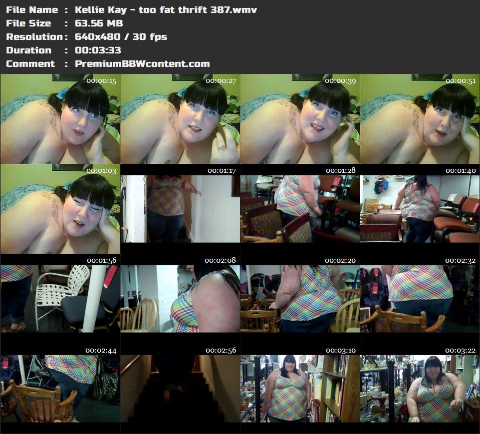 Kellie Kay - too fat thrift 387 thumbnails