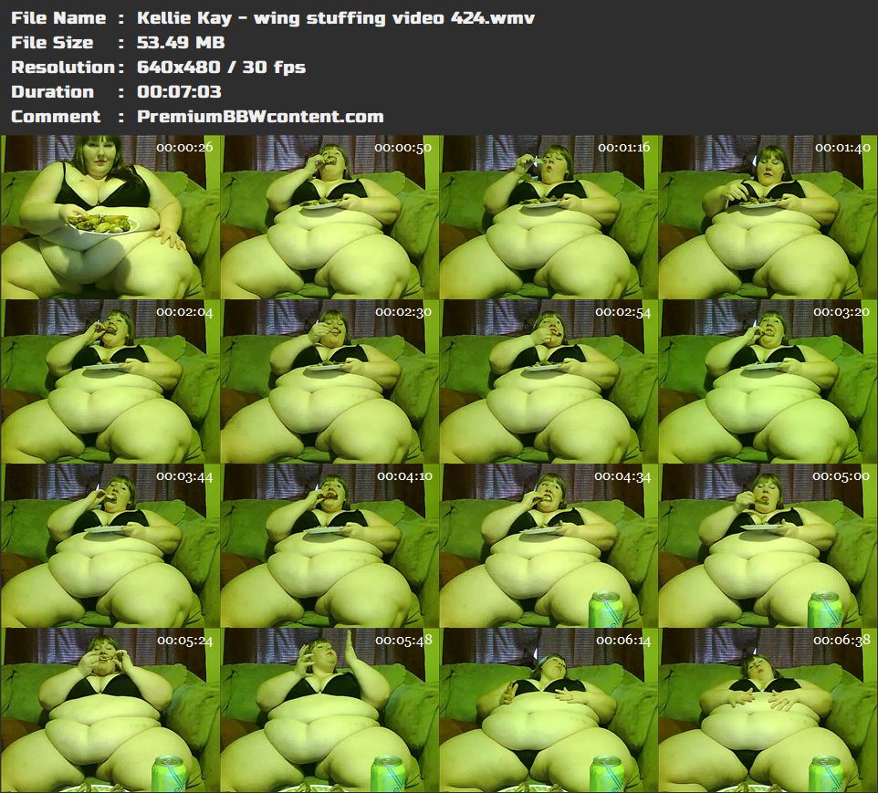 Kellie Kay - wing stuffing video 424 thumbnails