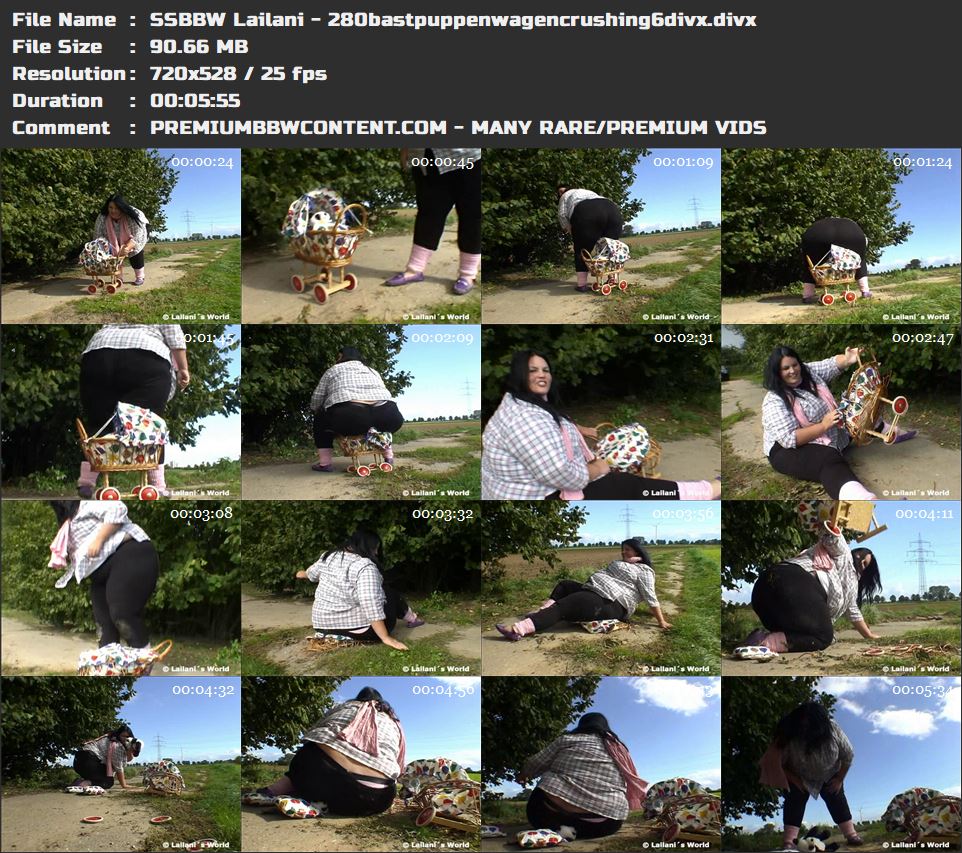 SSBBW Lailani - 280bastpuppenwagencrushing6divx thumbnails