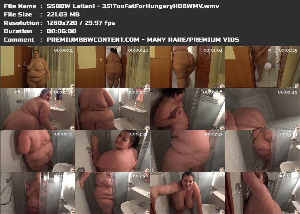 SSBBW Lailani - 351TooFatForHungaryHD6WMV thumbnails