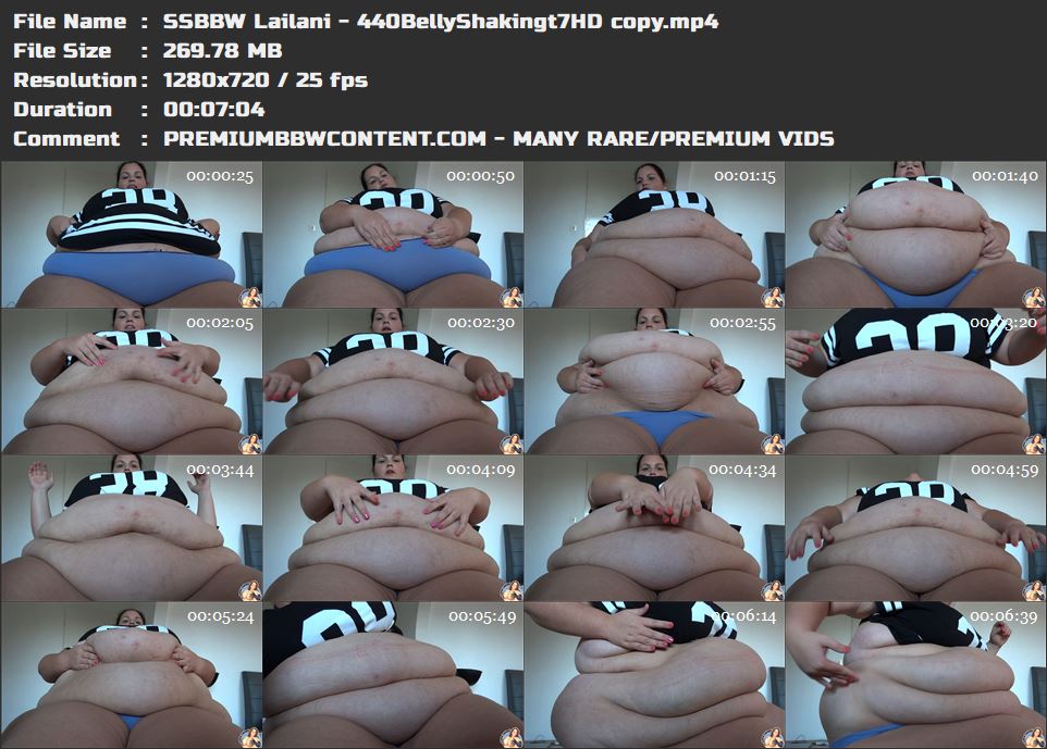 SSBBW Lailani - 440BellyShakingt7HD copy thumbnails