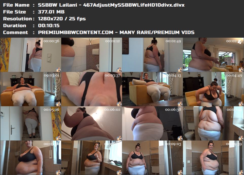 SSBBW Lailani - 467AdjustMySSBBWLifeHD10divx thumbnails