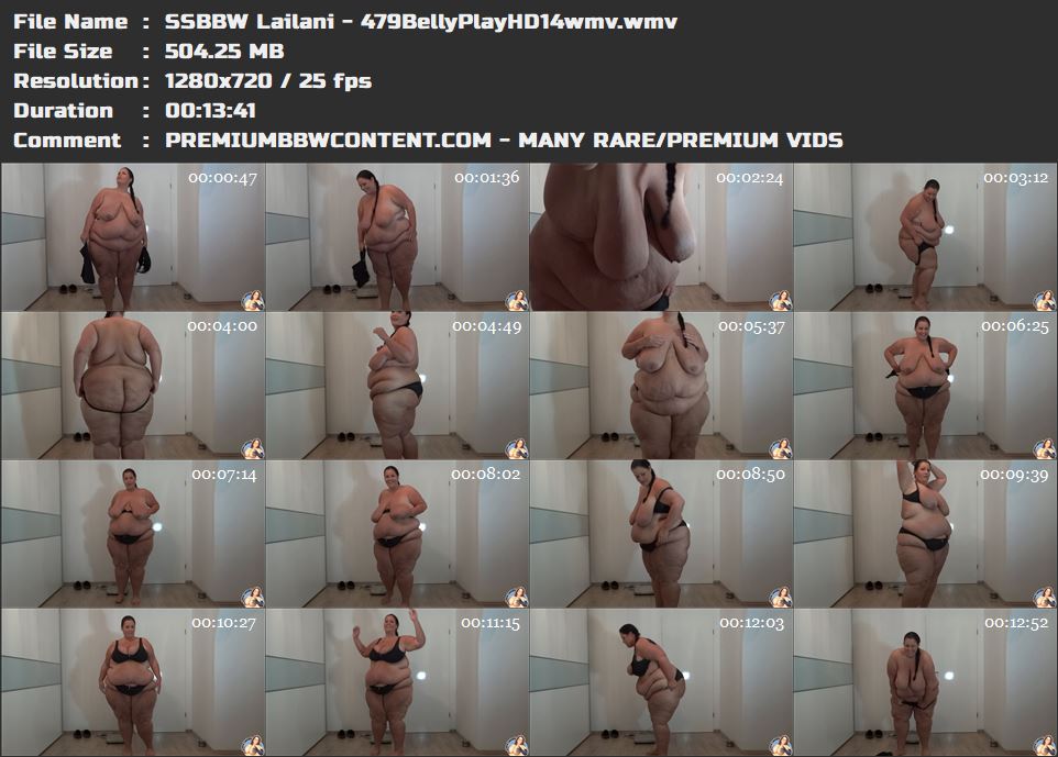 SSBBW Lailani - 479BellyPlayHD14wmv thumbnails