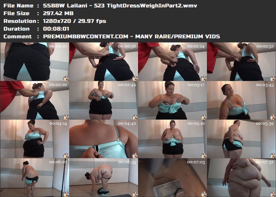 SSBBW Lailani - 523 TightDressWeighInPart2 thumbnails