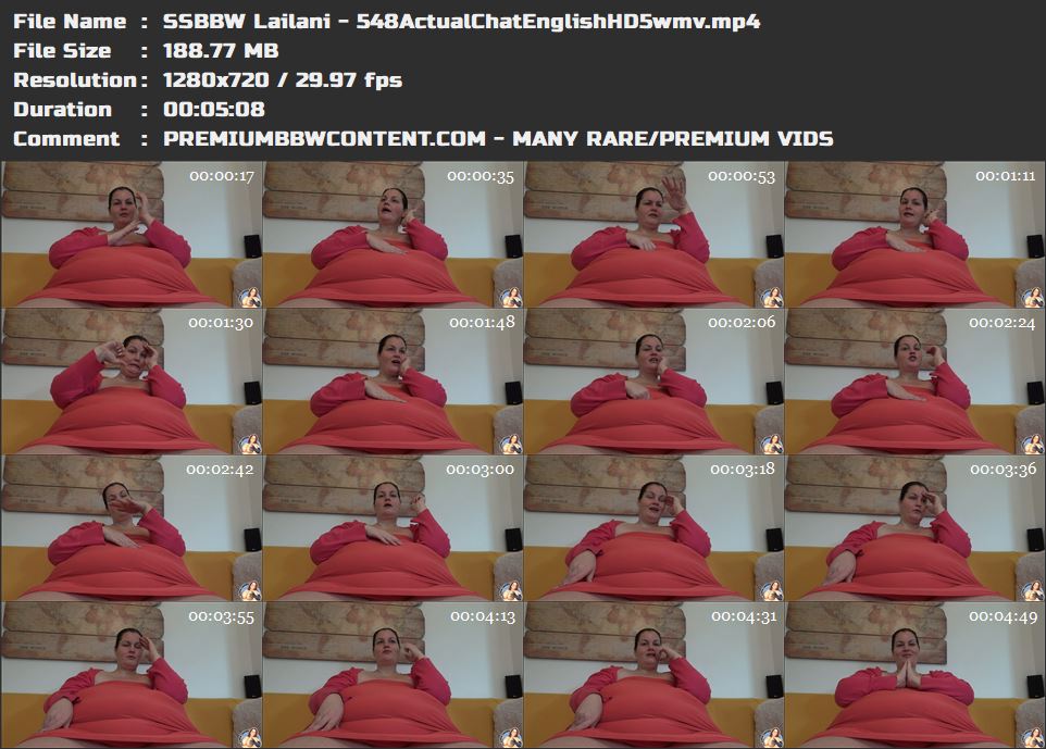 SSBBW Lailani - 548ActualChatEnglishHD5wmv thumbnails