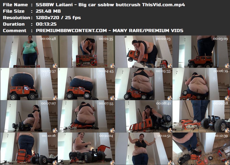 SSBBW Lailani - Big car ssbbw buttcrush ThisVid.com thumbnails