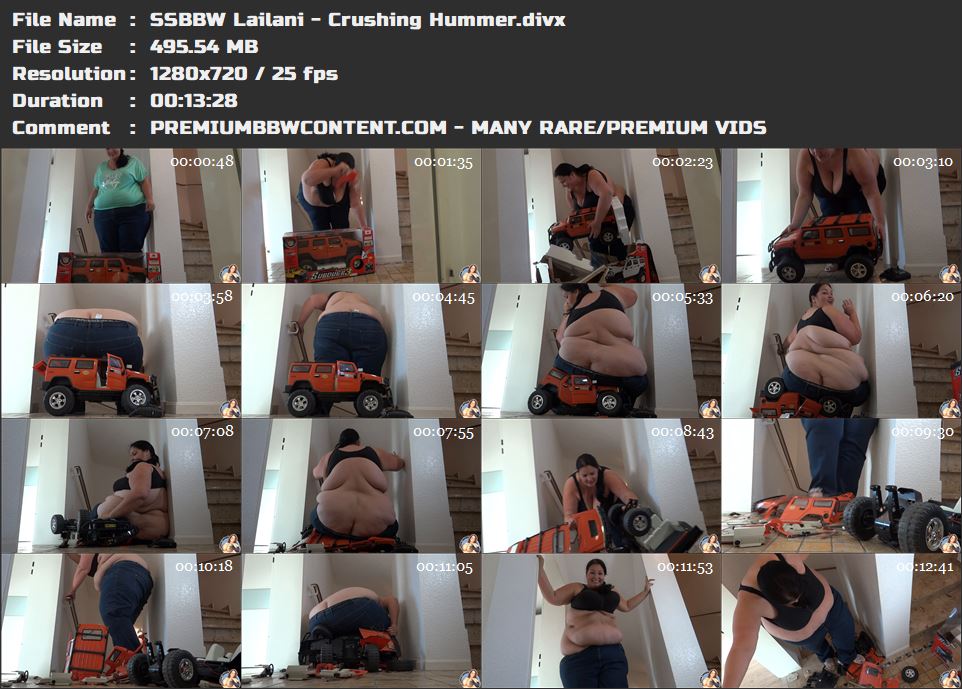 SSBBW Lailani - Crushing Hummer thumbnails