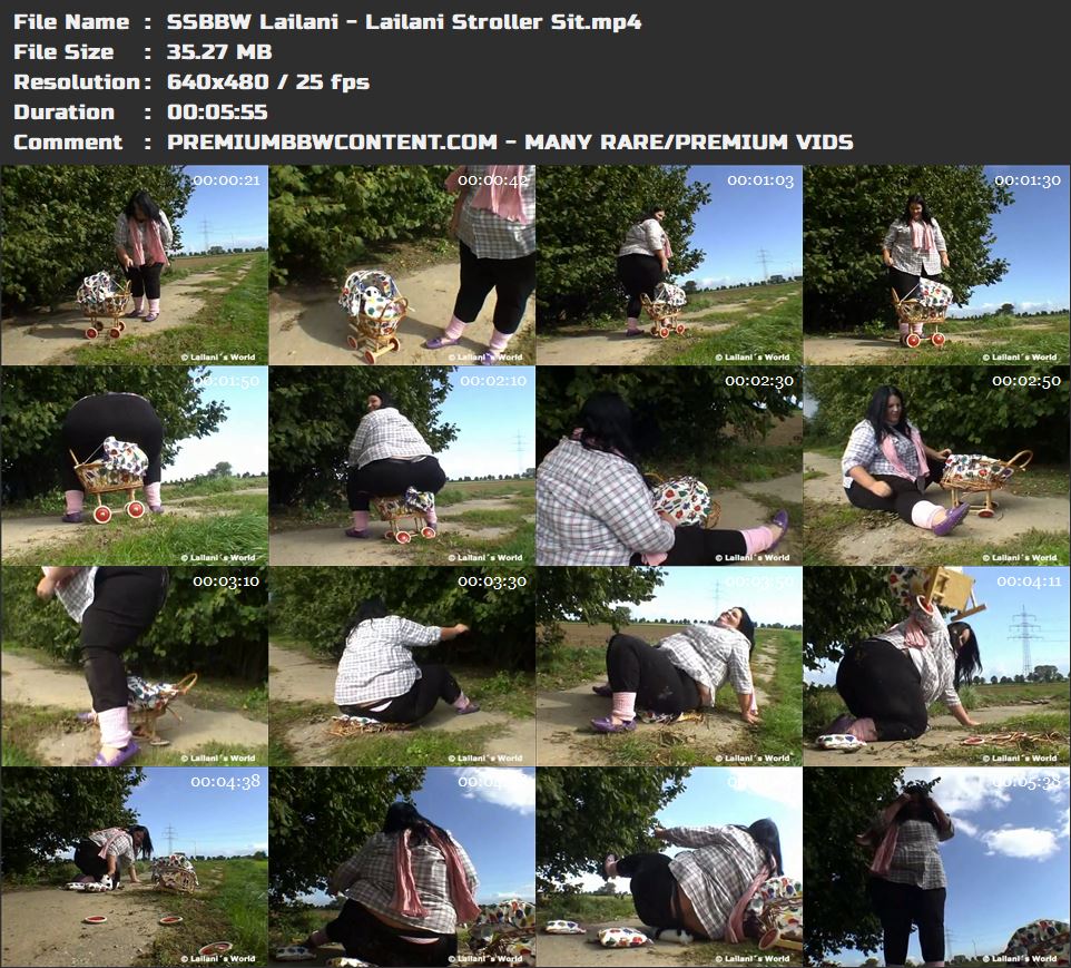 SSBBW Lailani - Lailani Stroller Sit thumbnails