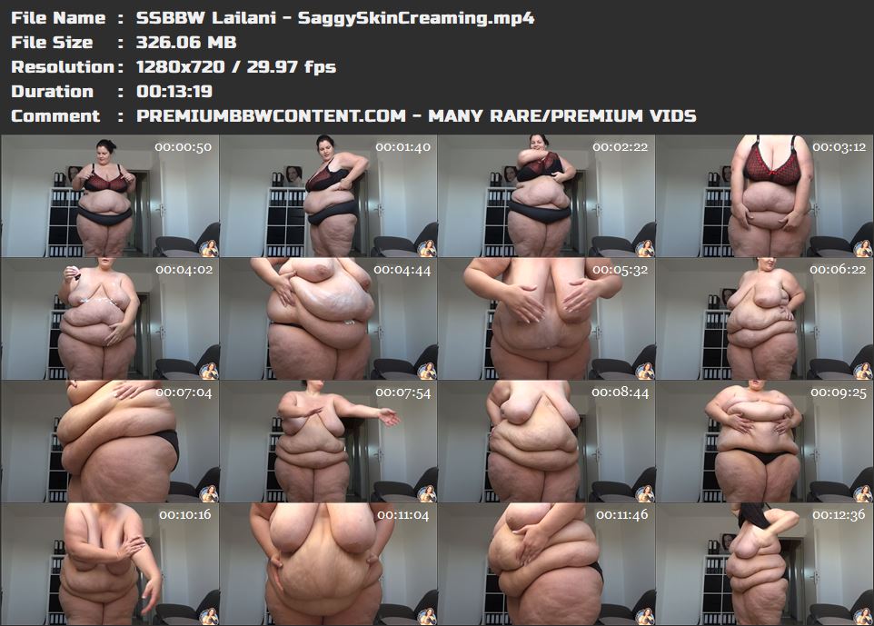SSBBW Lailani - SaggySkinCreaming thumbnails