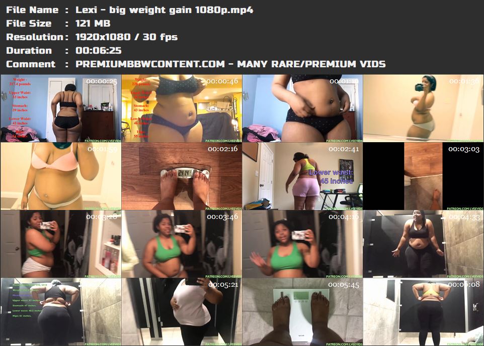 Lexi - big weight gain 1080p thumbnails