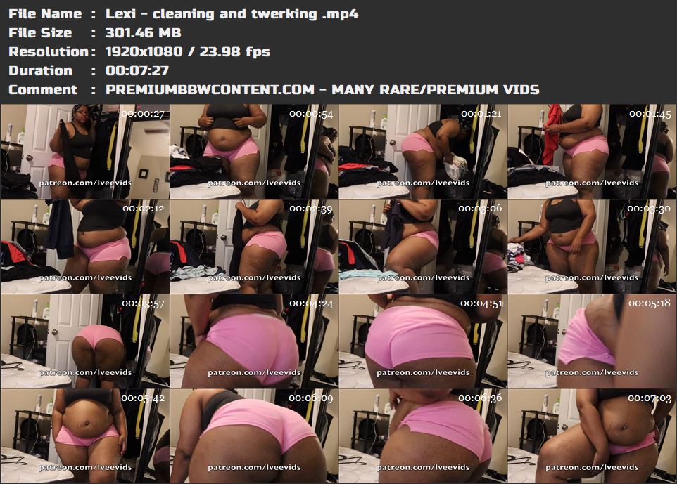 Lexi - cleaning and twerking  thumbnails