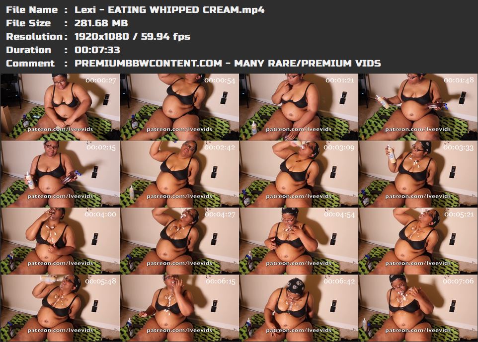 Lexi - EATING WHIPPED CREAM thumbnails