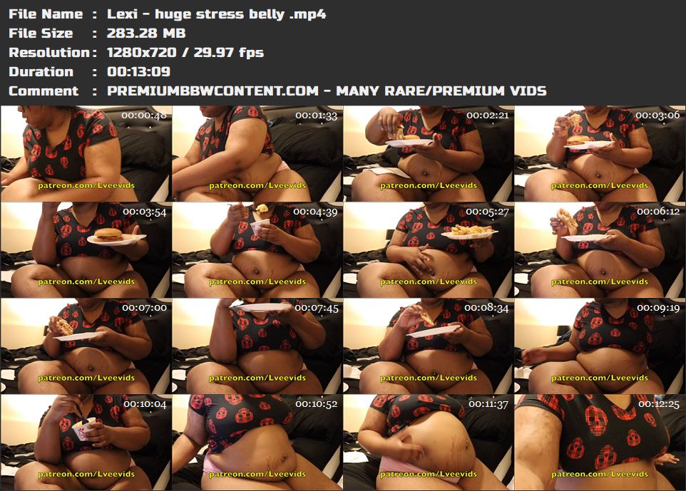 Lexi - huge stress belly  thumbnails
