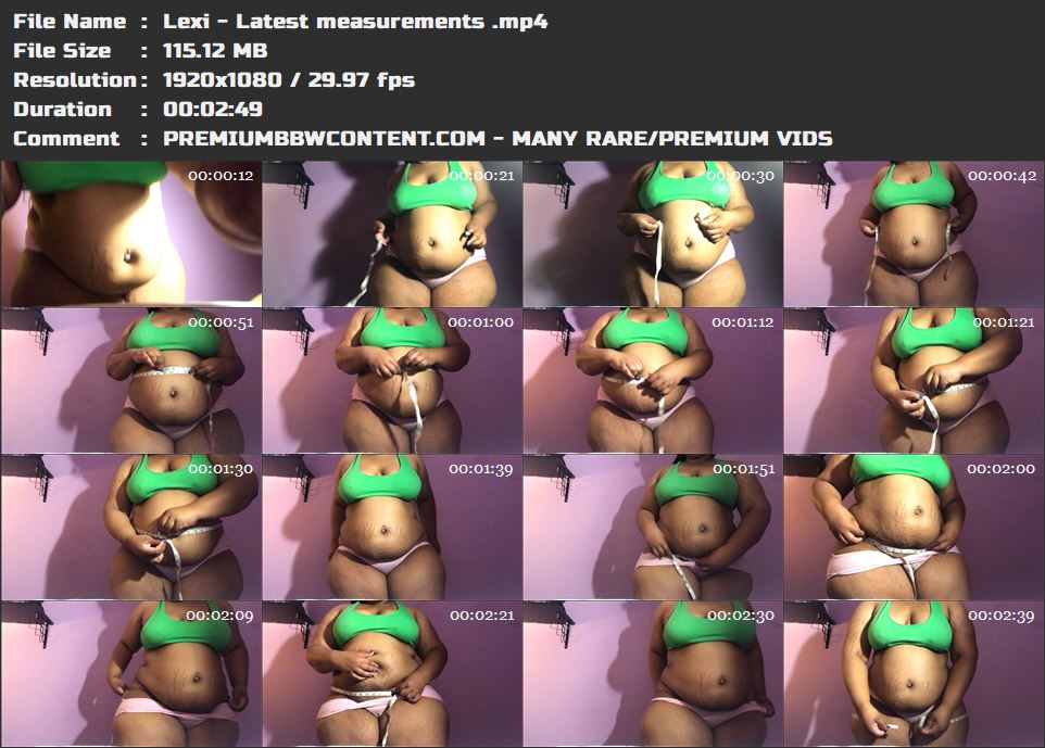 Lexi - Latest measurements  thumbnails