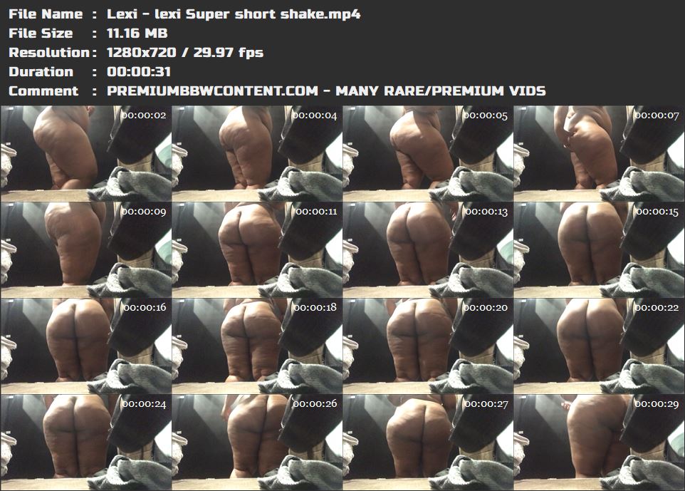 Lexi - lexi Super short shake thumbnails