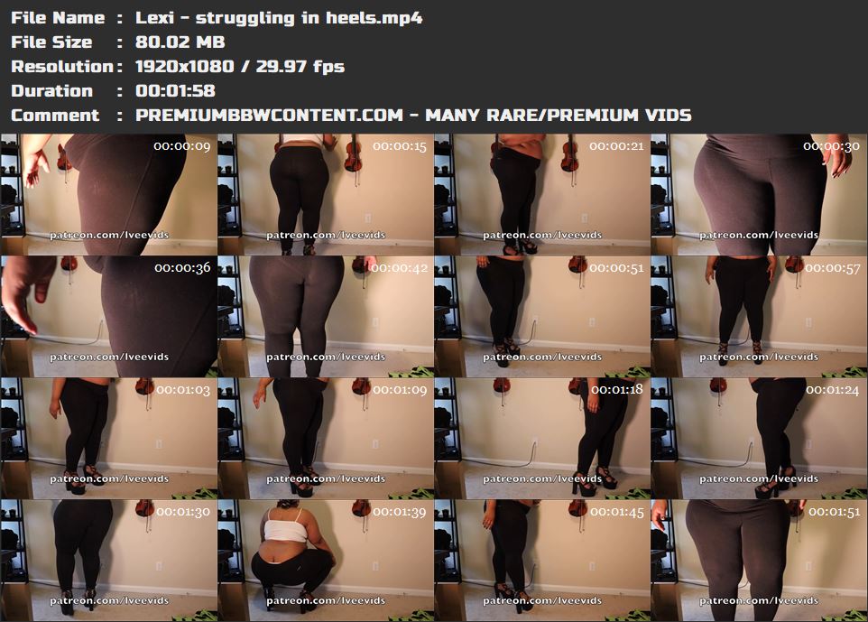 Lexi - struggling in heels thumbnails