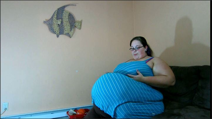 BBW Luscious Amazon - Big Belly Dreams Come True With LA