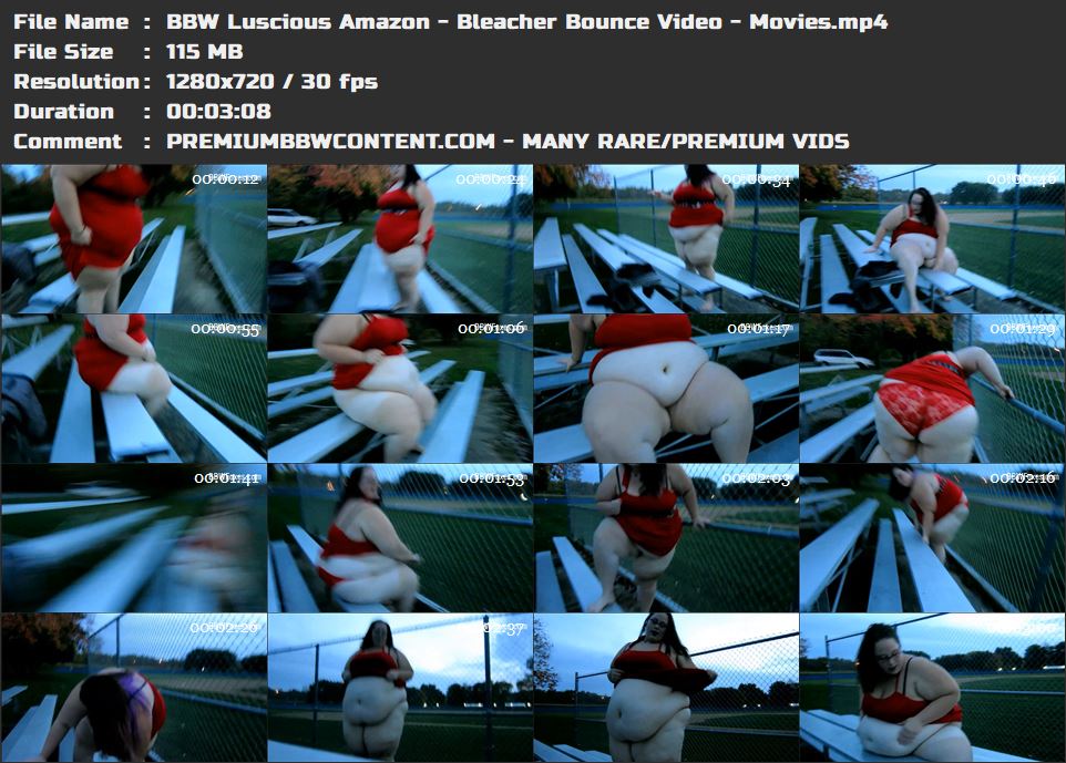 BBW Luscious Amazon - Bleacher Bounce Video - Movies thumbnails