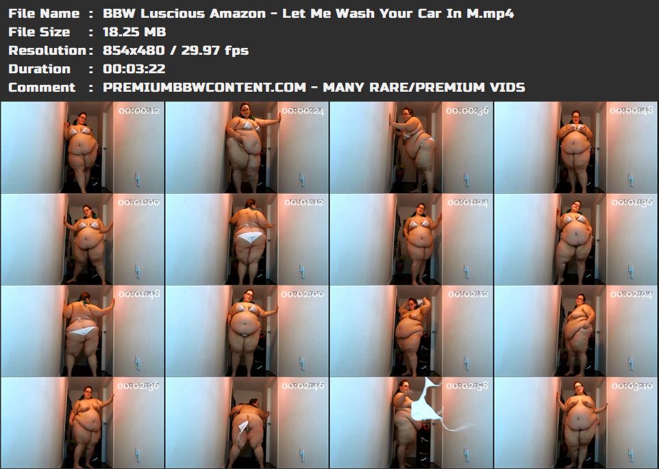 BBW Luscious Amazon - Let Me Wash Your Car In M thumbnails
