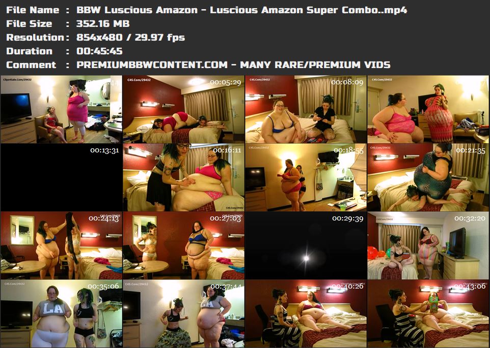 BBW Luscious Amazon - Luscious Amazon Super Combo. thumbnails
