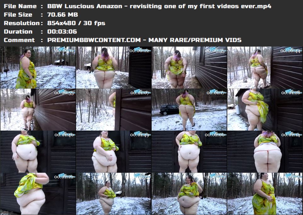 BBW Luscious Amazon - revisiting one of my first videos ever thumbnails