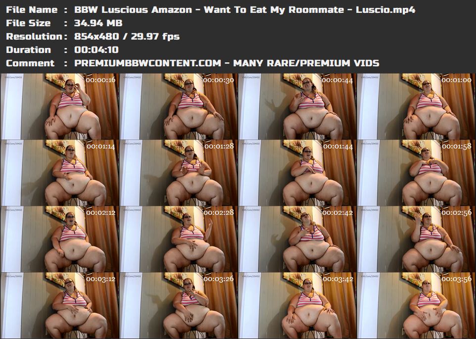 BBW Luscious Amazon - Want To Eat My Roommate - Luscio thumbnails