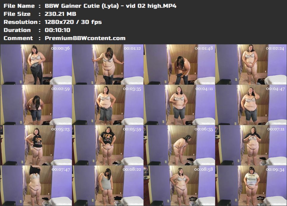 BBW Gainer Cutie (Lyla) - vid 02 high thumbnails