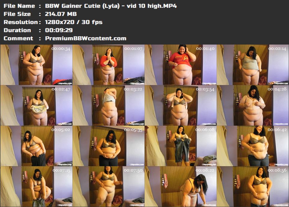 BBW Gainer Cutie (Lyla) - vid 10 high thumbnails