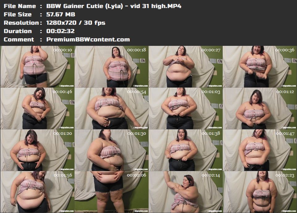 BBW Gainer Cutie (Lyla) - vid 31 high thumbnails