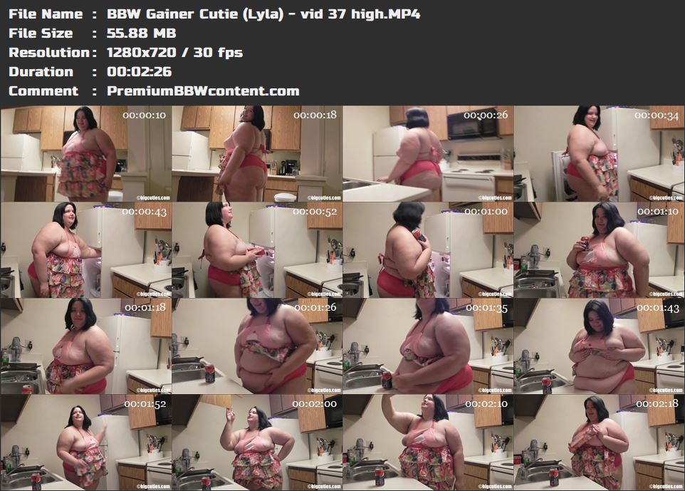 BBW Gainer Cutie (Lyla) - vid 37 high thumbnails