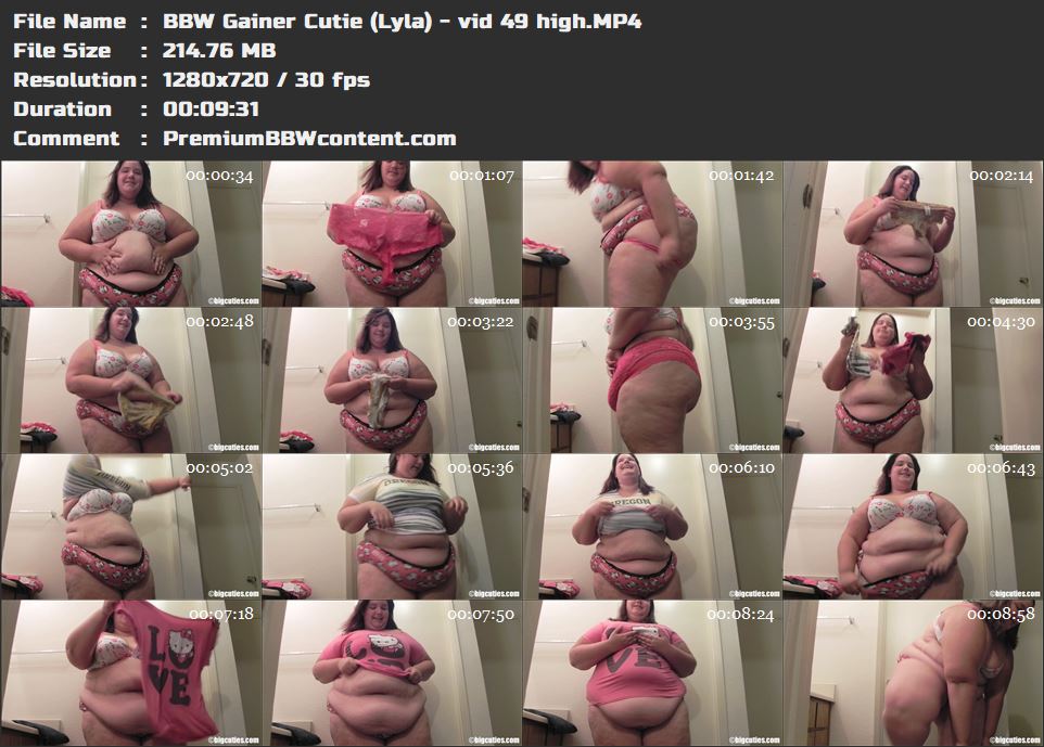 BBW Gainer Cutie (Lyla) - vid 49 high thumbnails