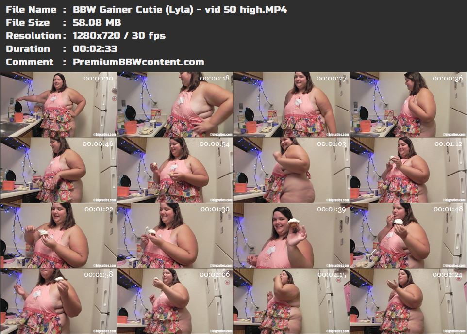 BBW Gainer Cutie (Lyla) - vid 50 high thumbnails