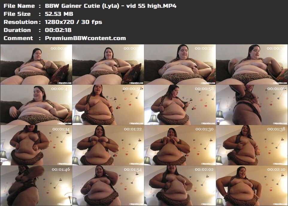 BBW Gainer Cutie (Lyla) - vid 55 high thumbnails