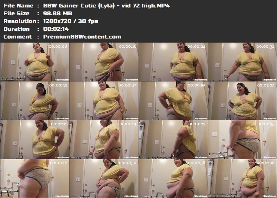 BBW Gainer Cutie (Lyla) - vid 72 high thumbnails