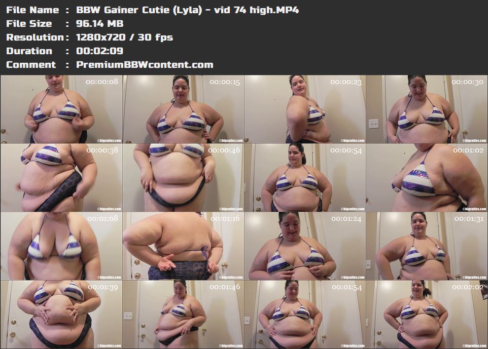 BBW Gainer Cutie (Lyla) - vid 74 high thumbnails