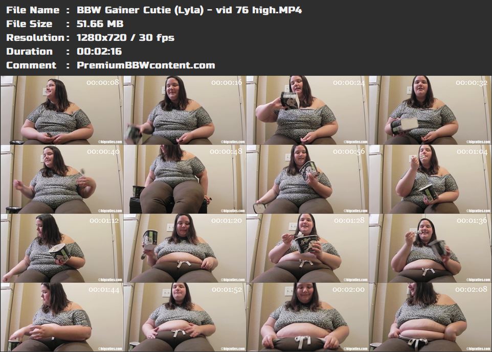BBW Gainer Cutie (Lyla) - vid 76 high thumbnails