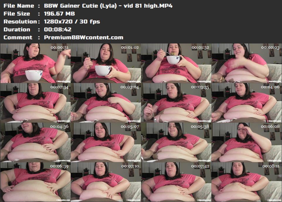 BBW Gainer Cutie (Lyla) - vid 81 high thumbnails