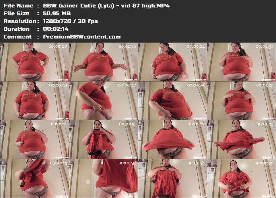 BBW Gainer Cutie (Lyla) - vid 87 high thumbnails