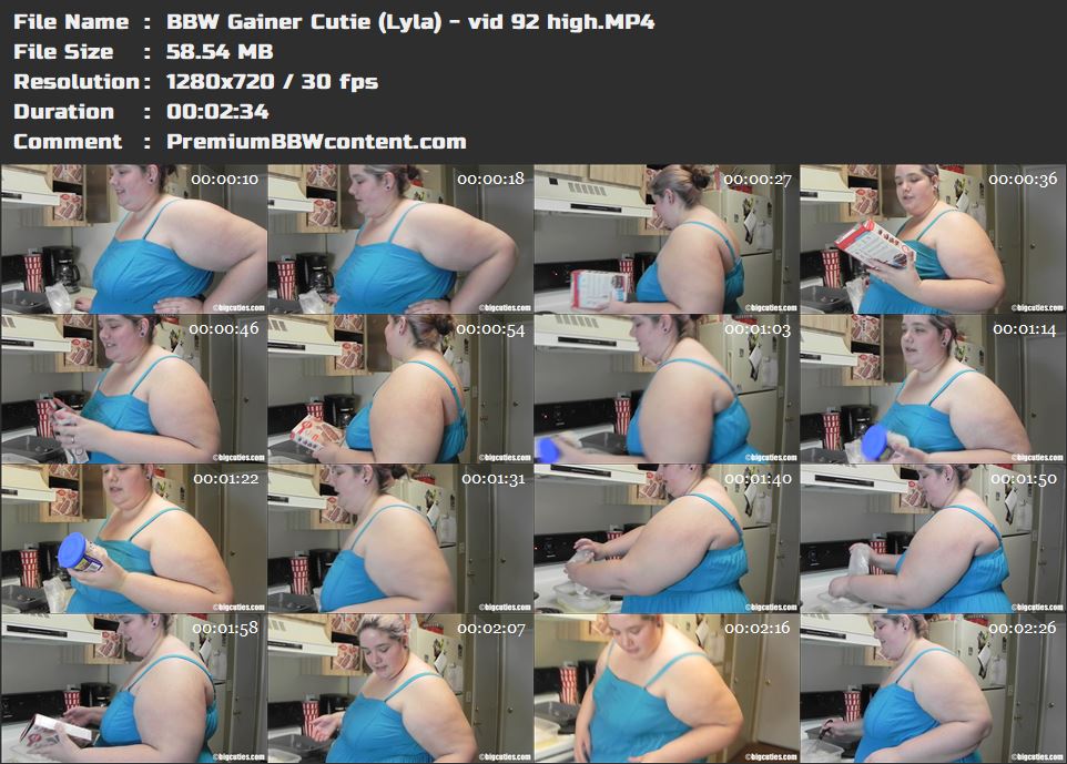 BBW Gainer Cutie (Lyla) - vid 92 high thumbnails