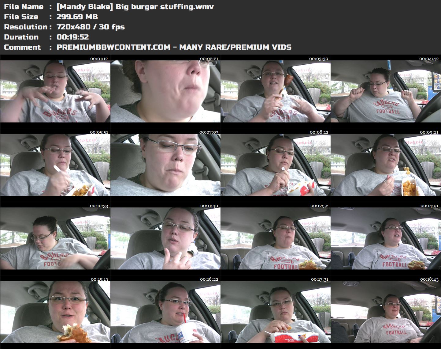 [Mandy Blake] Big burger stuffing thumbnails