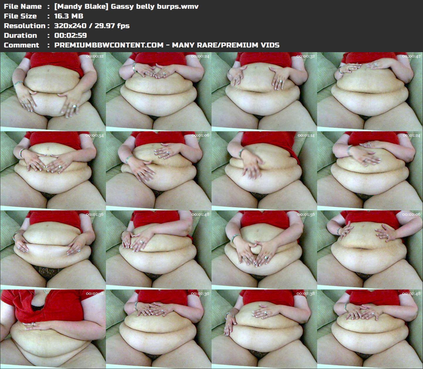 [Mandy Blake] Gassy belly burps thumbnails