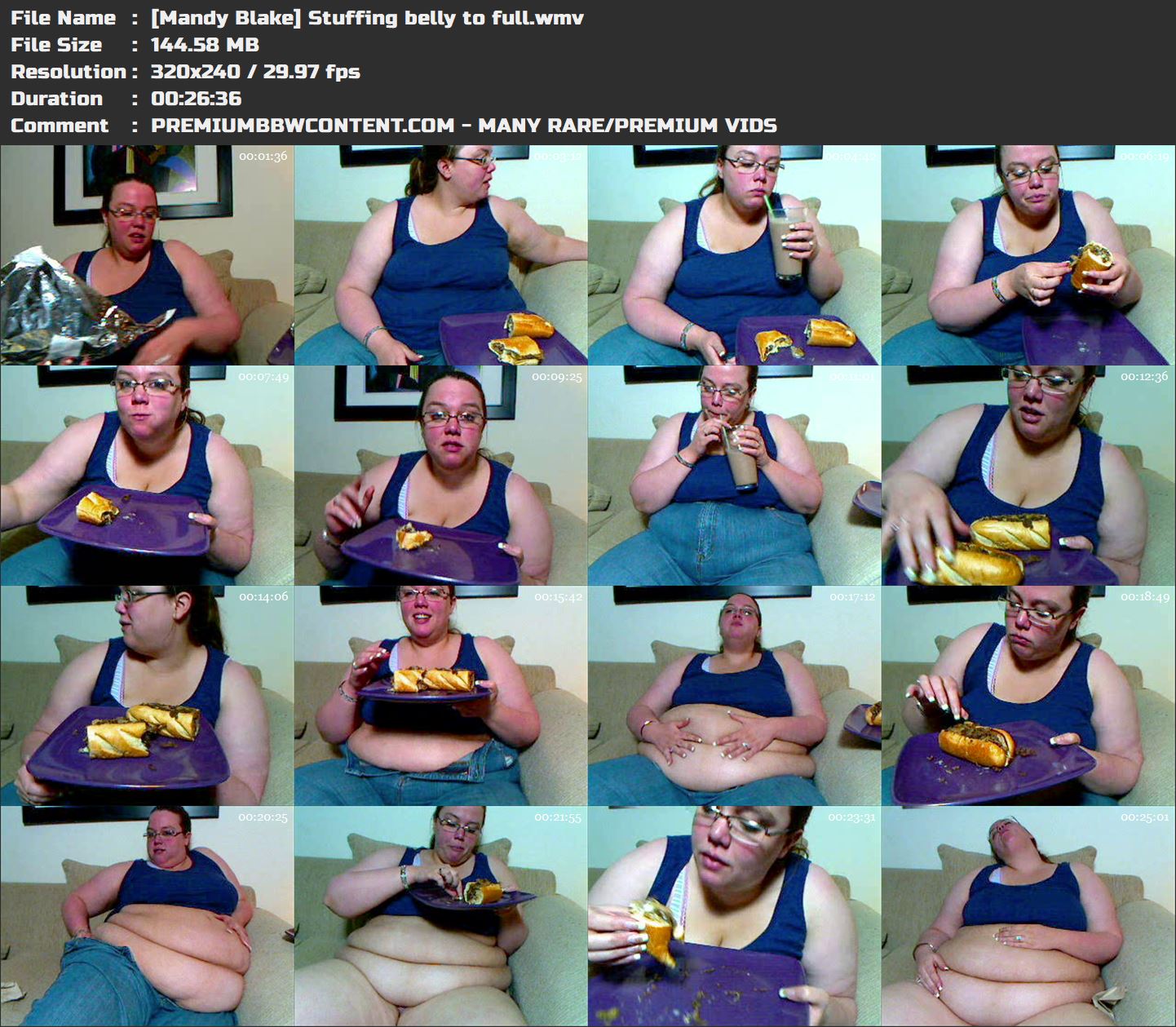 [Mandy Blake] Stuffing belly to full thumbnails